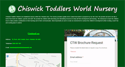 Desktop Screenshot of chiswicktoddlersworld.com